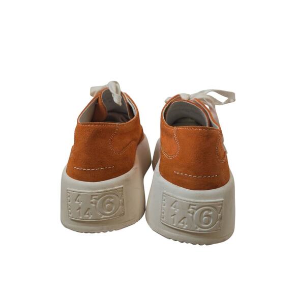 Maison Margiela MM6 Suede Low-Top Sneakers With Contrast Platform 5,5cm, size 40 - Picture 7 of 10